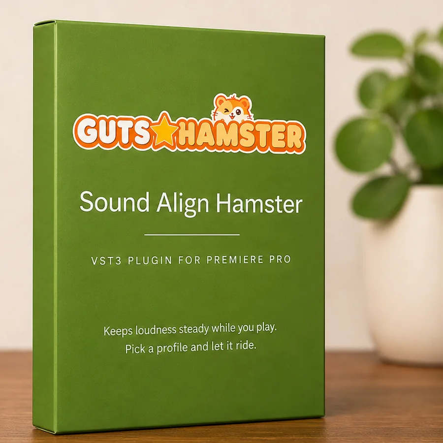 Sound Align Hamster Pro（音量自動均一化） のパッケージ